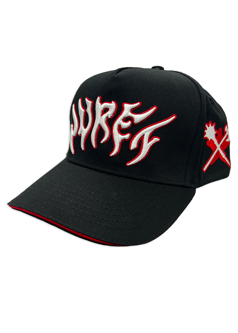 Juren Branded Black Trucker Hat