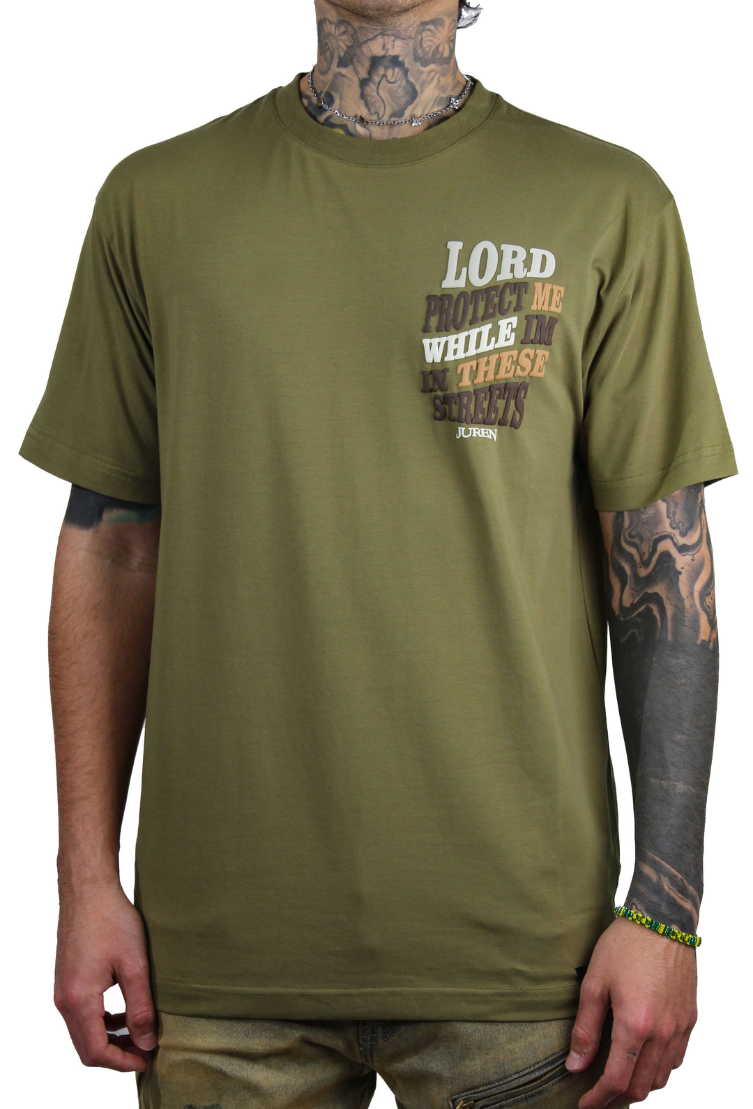 Lord Protect Me Olive Tee