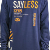 Say Le$$ Navy Crewneck Sweater