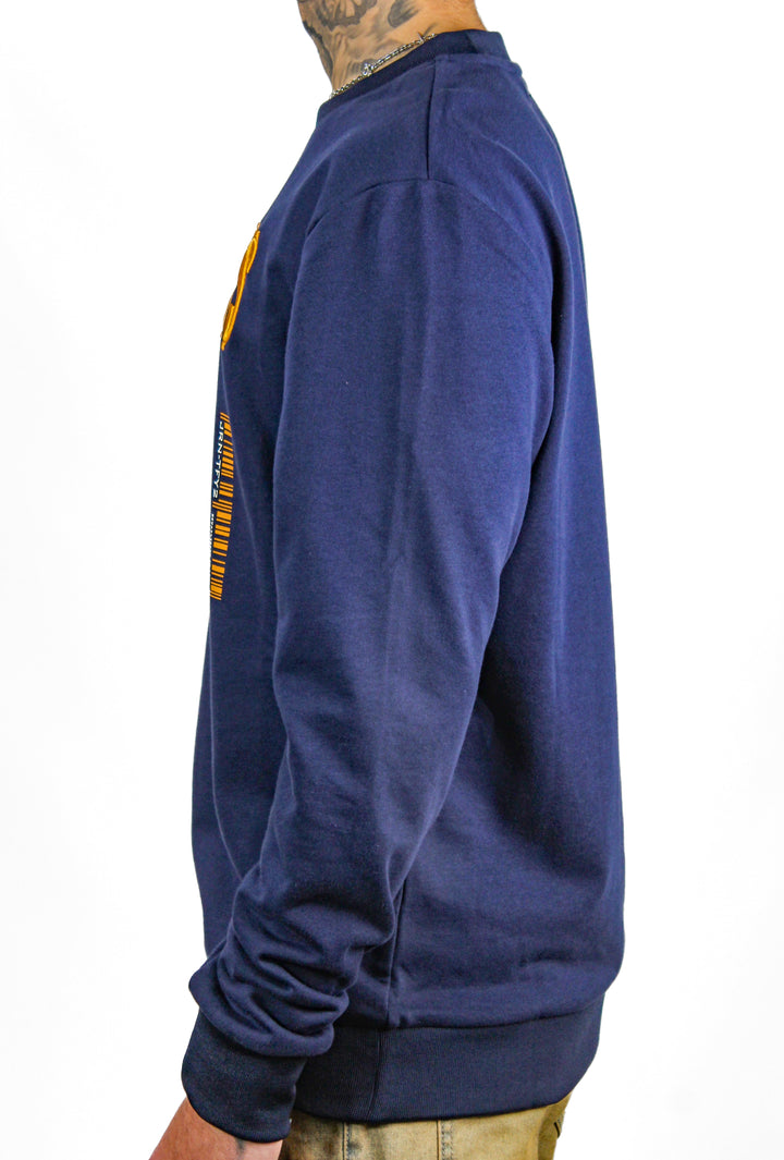 Say Le$$ Navy Crewneck Sweater