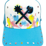 In The Trenches Trucker Hat - Rhinestones