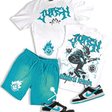 Unleash Your Potential Tee, Muscle Tee, and Embraced The Shadow Shorts Combo