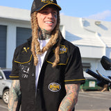 Racing Club Button Up Shirt, Offroad Racing Tee, Racing Shorts and Trucker Hats Combo