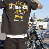 Racing Club Button Up Shirt, Offroad Racing Tee, Racing Shorts and Trucker Hats Combo