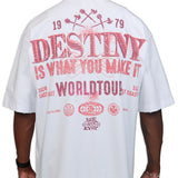 Destiny White Shirt - Rhinestones