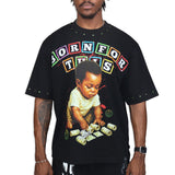 Born For This Black Shirt - Rhinestones