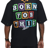 Born For This Black Shirt - Rhinestones