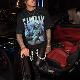 Show Must Go On Black Shirt - Rhinestones