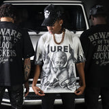 Beware Black Shirt - Rhinestones