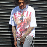 Destiny White Shirt - Rhinestones