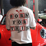 Born For This White Shirt - Rhinestones