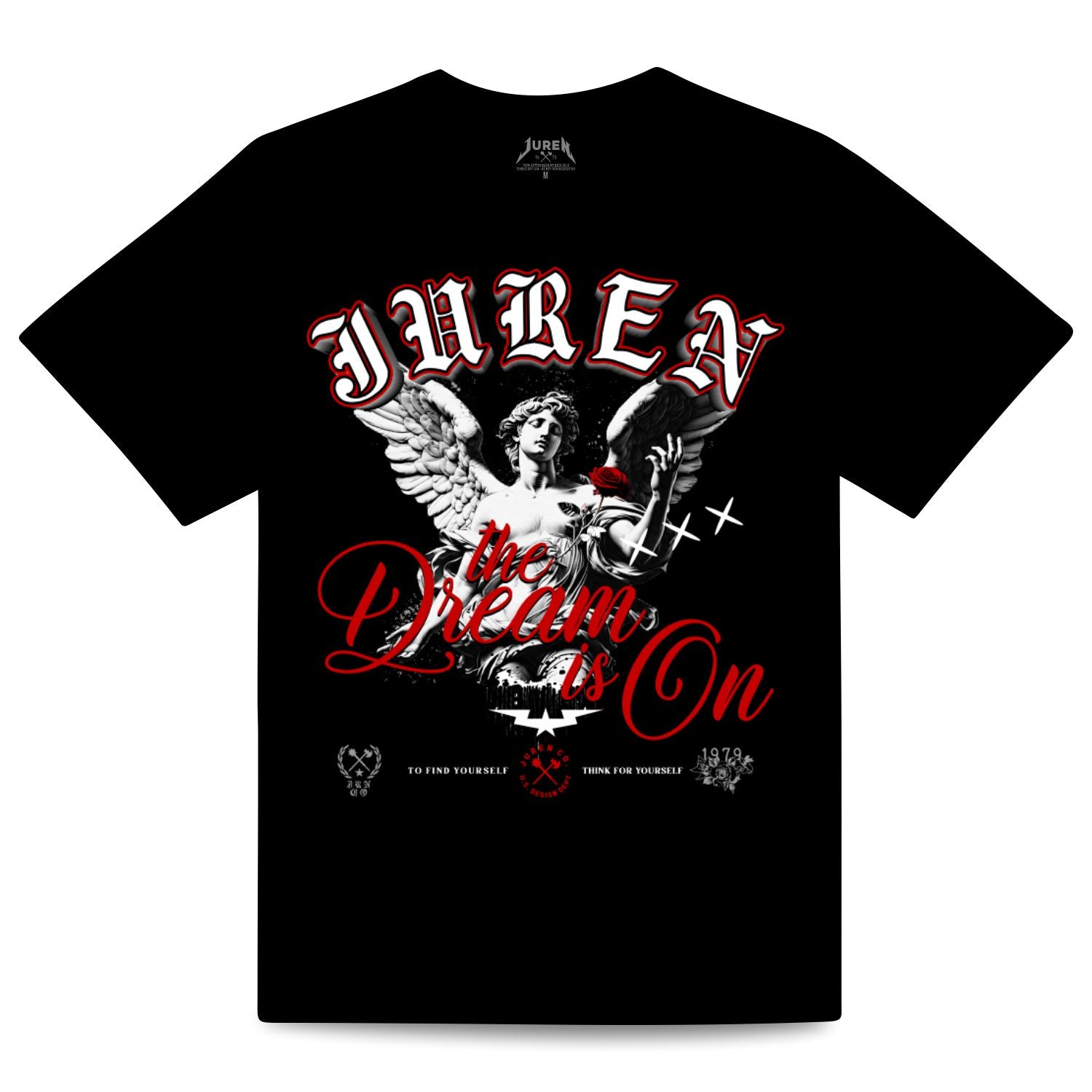 The Dream On Domestic Black Tee