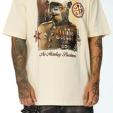 No Monkey Business Natural Tee