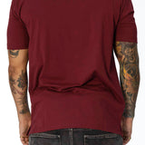 No Monkey Business Burgundy Tee