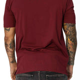 Time To Eat Burgundy Tee