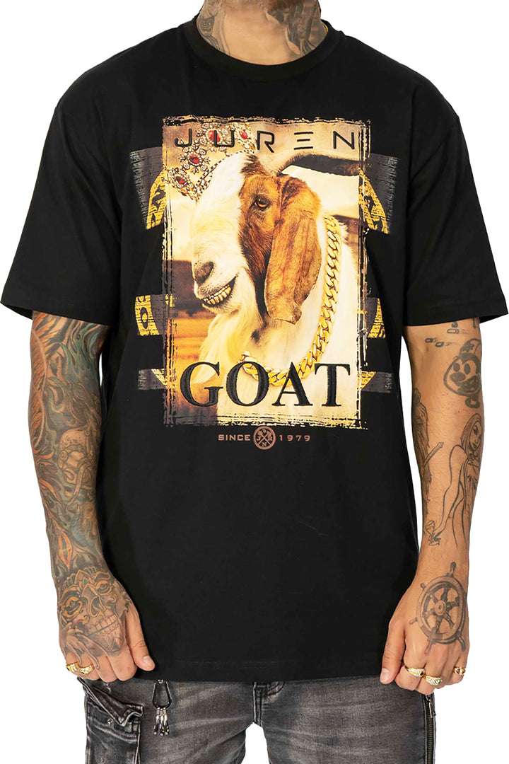 GOAT Black Tee