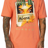 Leave Me Alone Peach Tee
