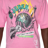 DON’T GAIN THE WORLD VINTAGE PINK TEE