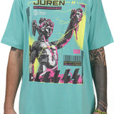Off With The Haters Head Aqua Tee