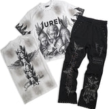 Saint Row Shirt (Rhinestones), Dedication Sweat Pants (Rhinestones) and Trucker Hat Combo