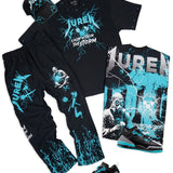 Calm Within The Storm Shirt, Sweat Pants, Trucker Hat and Sneakers Combo