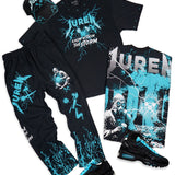 Calm Within The Storm Shirt, Sweat Pants, Trucker Hat and Sneakers Combo