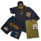 Cold Blooded T-Shirt, Embrace Shirt, Shorts, and Trucker Hat Combo