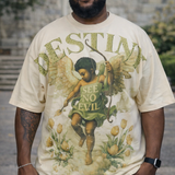 Destiny Cream Shirt - Rhinestones