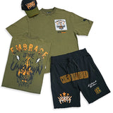 Embrace The Unknown T-Shirt, Shorts and Trucker Hat Combo