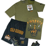 Embrace The Unknown T-Shirt, Shorts, Trucker Hat and Sneakers Combo