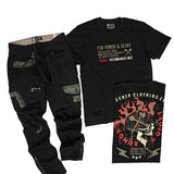 Honor & Glory Heavyweight Tee and Honor & Glory Jeans Combo