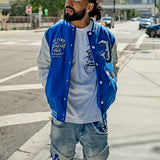 Royal World Bomber Jacket Combo