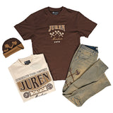 Cut From Different Cloth Heavyweight Tee, Dominate Heavyweight Tee, Battle Jean and Beanie Hat Combo