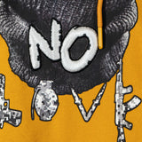 No Love Pullover Wheat Hoodie